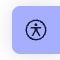 Symbol: Unterstützende Funktionen wie Texte in Leichter Sprache